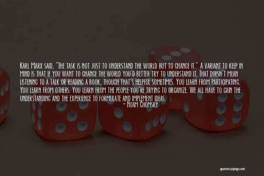 Reading And Understanding Quotes By Noam Chomsky