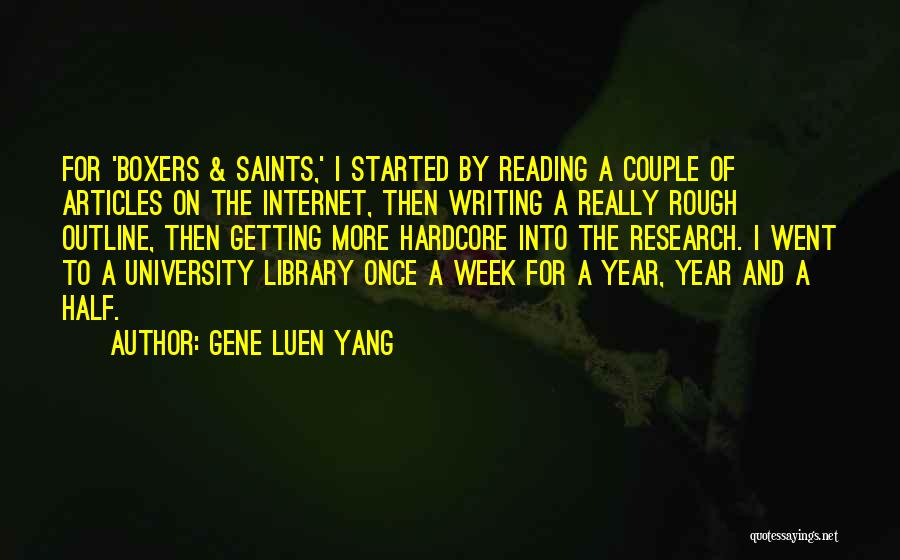 Reading Articles Quotes By Gene Luen Yang