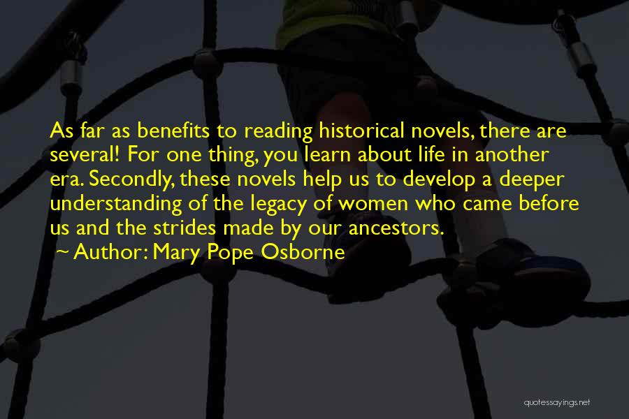 Reading Benefits Quotes By Mary Pope Osborne