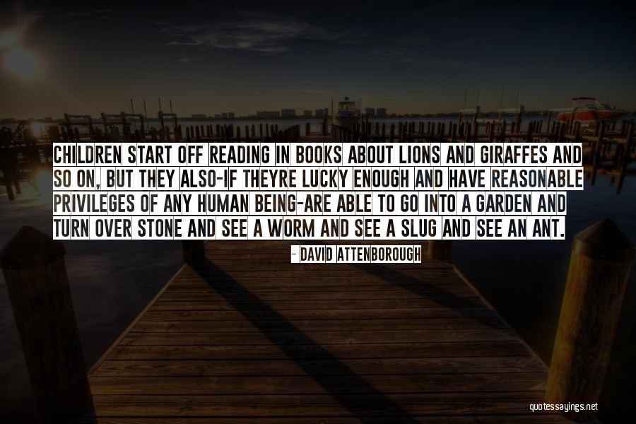 Reading Books To Children Quotes By David Attenborough Reading Books To Children Quotes By David Attenborough