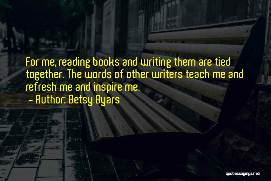 Reading Books Together Quotes By Betsy Byars