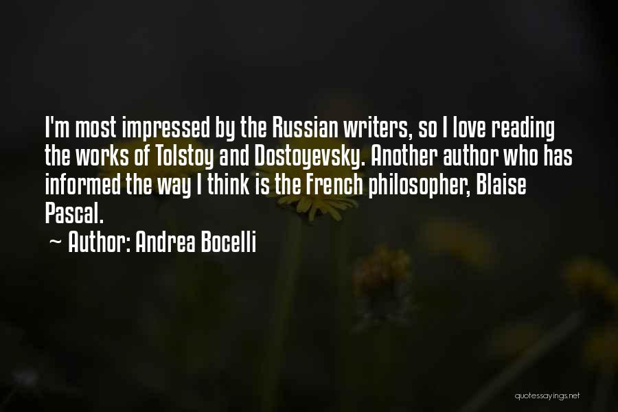 Reading By Writers Quotes By Andrea Bocelli