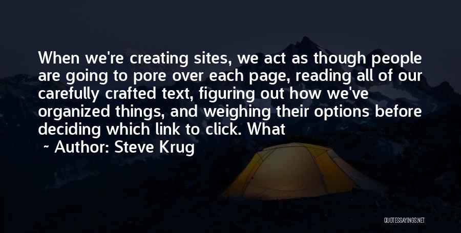 Reading Carefully Quotes By Steve Krug