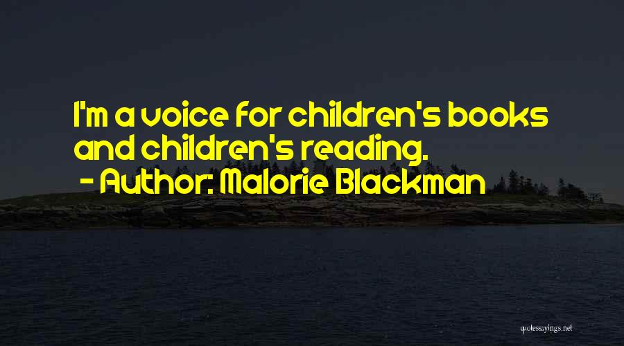 Reading Children's Books Quotes By Malorie Blackman