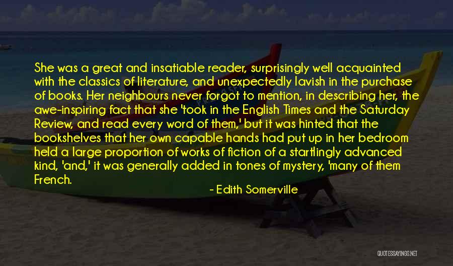 Reading Classics Quotes By Edith Somerville Reading Classics Quotes By Edith Somerville