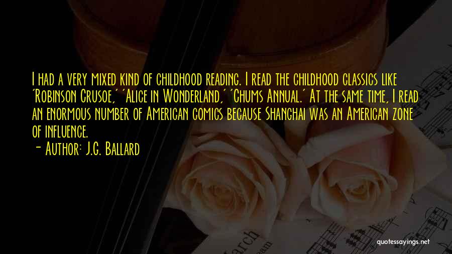 Reading Classics Quotes By J.G. Ballard