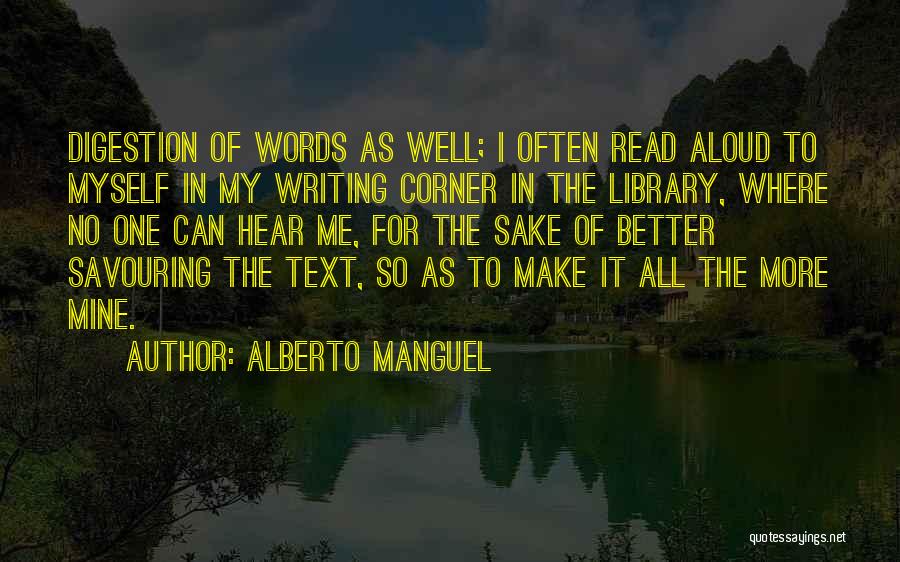 Reading Corner Quotes By Alberto Manguel