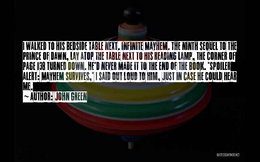 Reading Corner Quotes By John Green