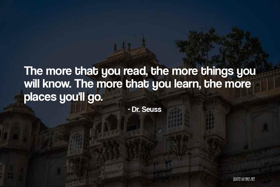 Reading Dr Seuss Quotes By Dr. Seuss