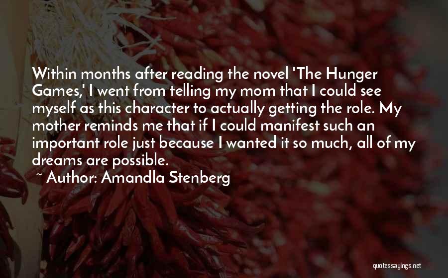Reading Dreams Quotes By Amandla Stenberg
