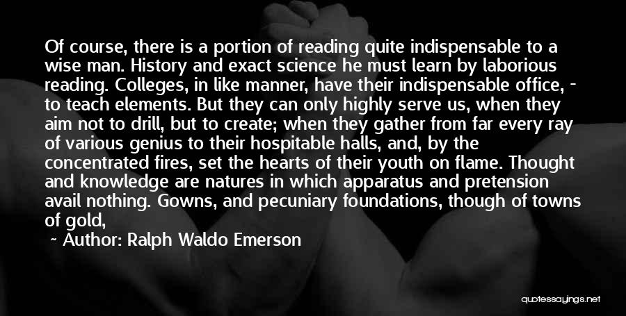 Reading Emerson Quotes By Ralph Waldo Emerson