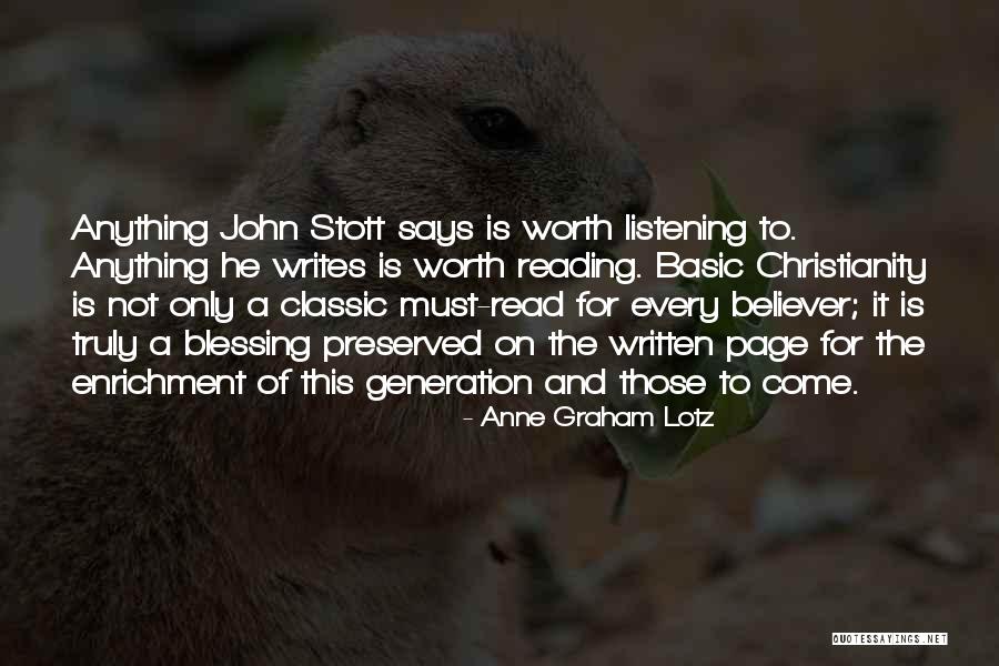 Reading Enrichment Quotes By Anne Graham Lotz Reading Enrichment Quotes By Anne Graham Lotz