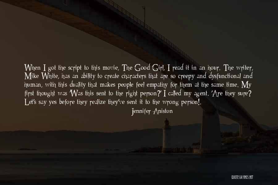 Reading Feel Good Quotes By Jennifer Aniston Reading Feel Good Quotes By Jennifer Aniston
