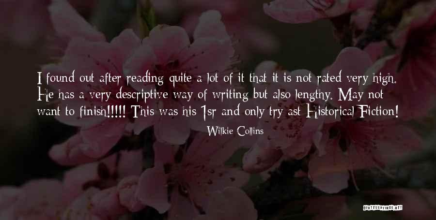 Reading Fiction Quotes By Wilkie Collins Reading Fiction Quotes By Wilkie Collins
