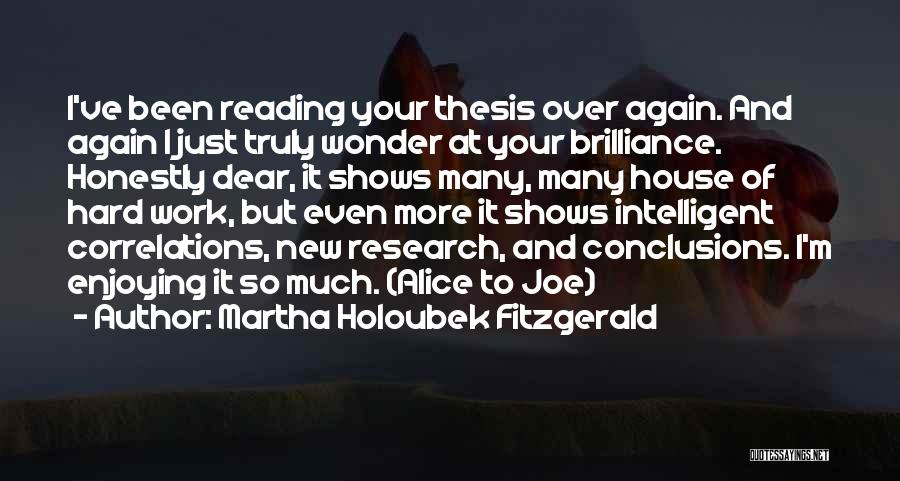 Reading Fitzgerald Quotes By Martha Holoubek Fitzgerald
