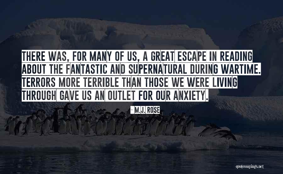 Reading For Escape Quotes By M.J. Rose Reading For Escape Quotes By M.J. Rose