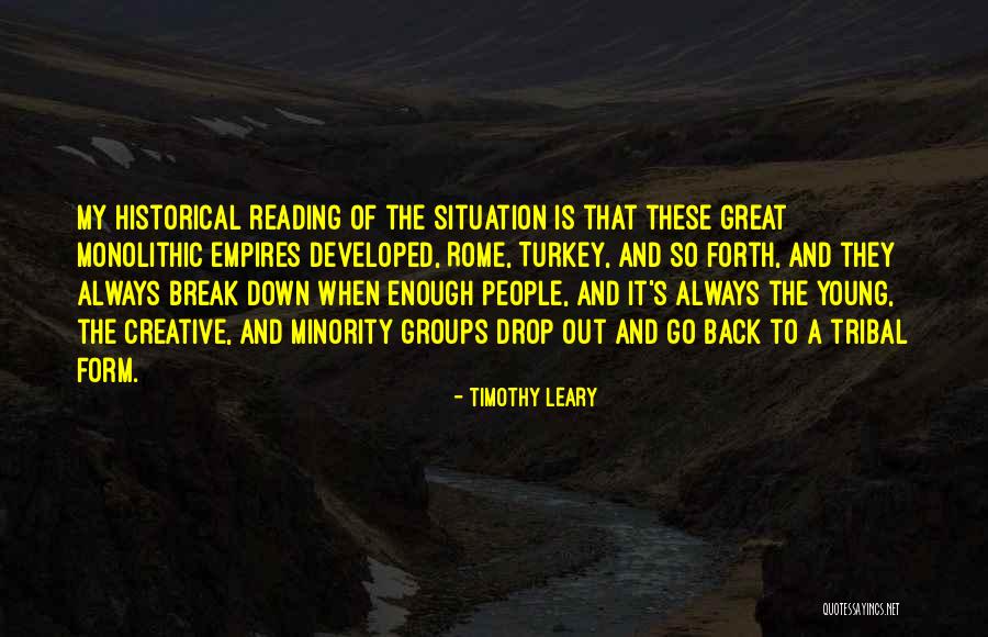 Reading Groups Quotes By Timothy Leary Reading Groups Quotes By Timothy Leary