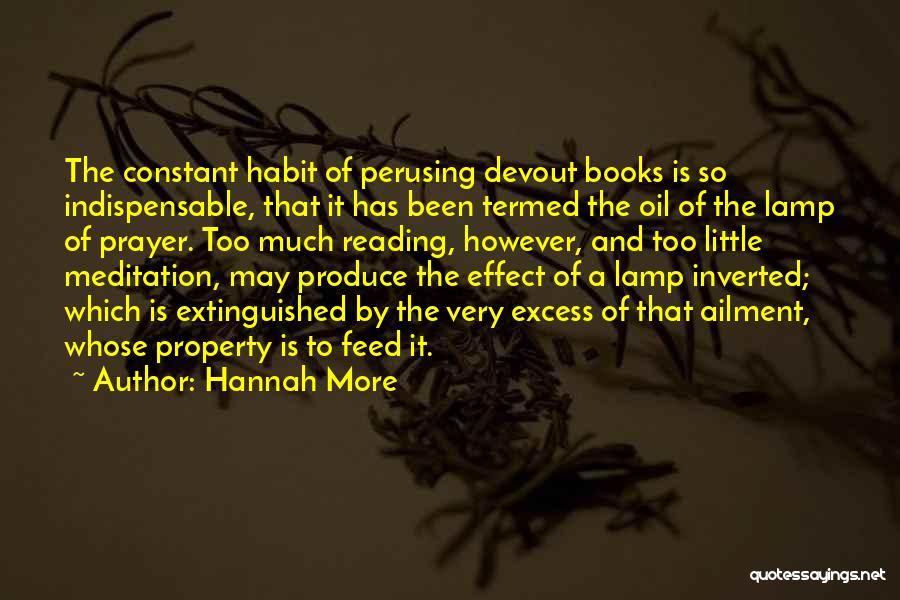 Reading Habit Quotes By Hannah More