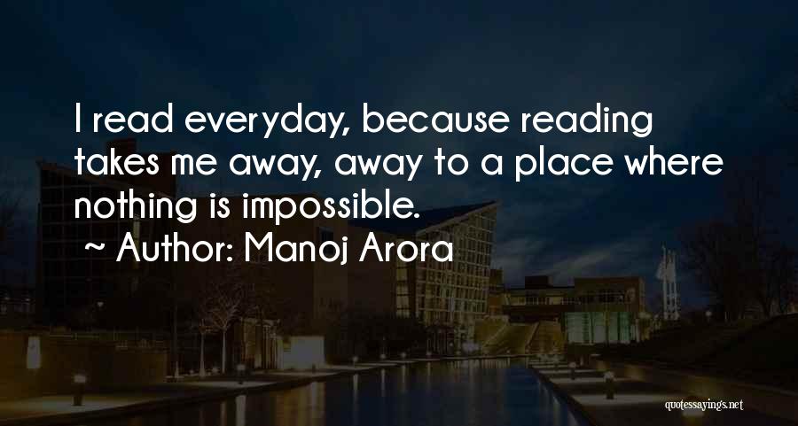 Reading Habits Quotes By Manoj Arora