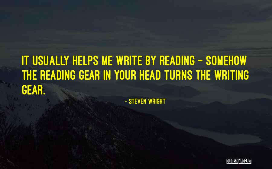 Reading Helps Quotes By Steven Wright