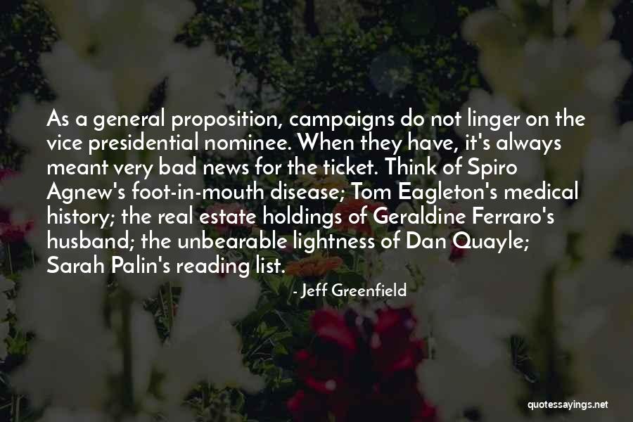 Reading History Quotes By Jeff Greenfield Reading History Quotes By Jeff Greenfield