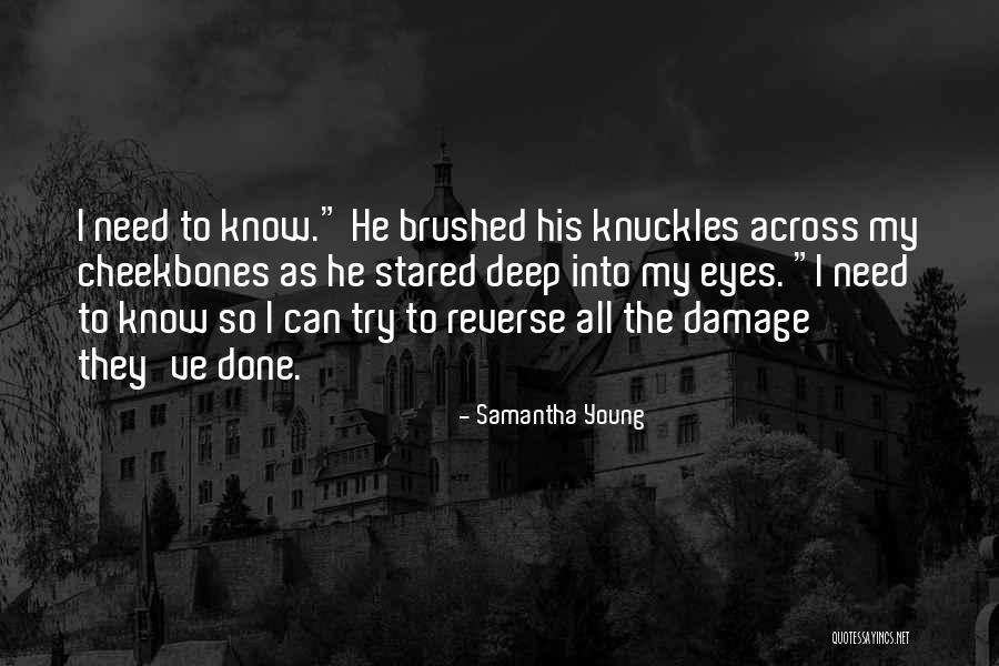 Reading In And Severance Quotes By Samantha Young Reading In And Severance Quotes By Samantha Young