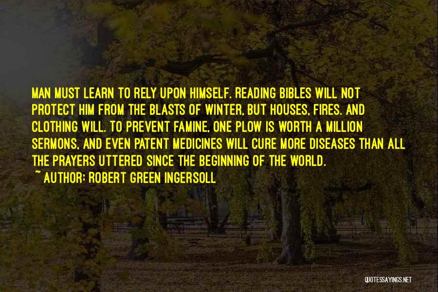 Reading In Winter Quotes By Robert Green Ingersoll