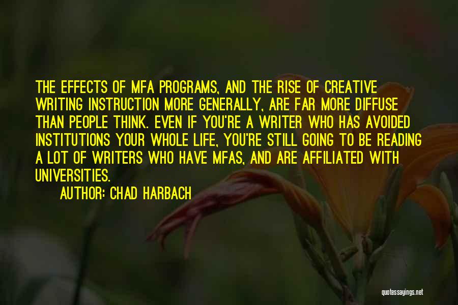 Reading Instruction Quotes By Chad Harbach