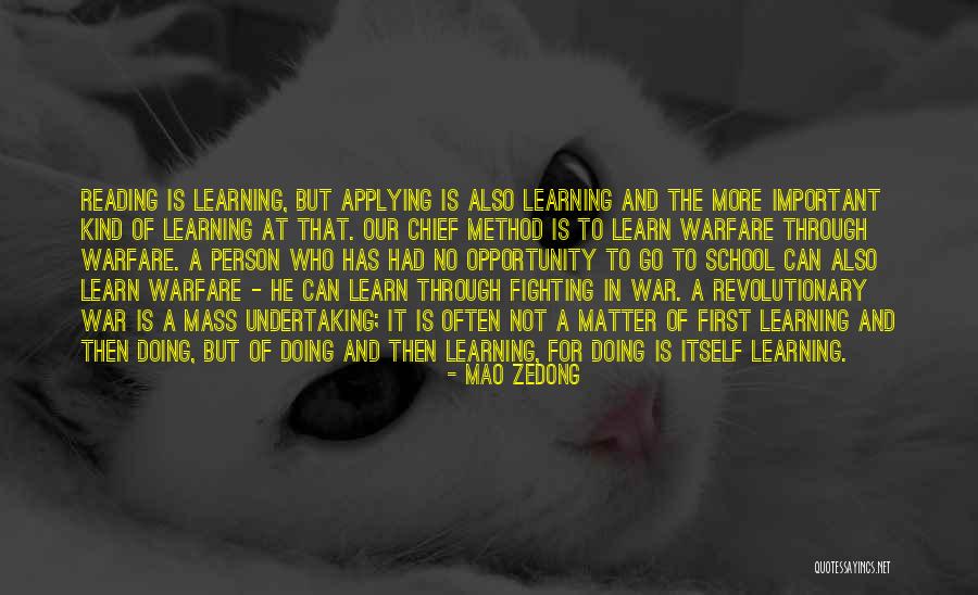 Reading Is Important Quotes By Mao Zedong Reading Is Important Quotes By Mao Zedong
