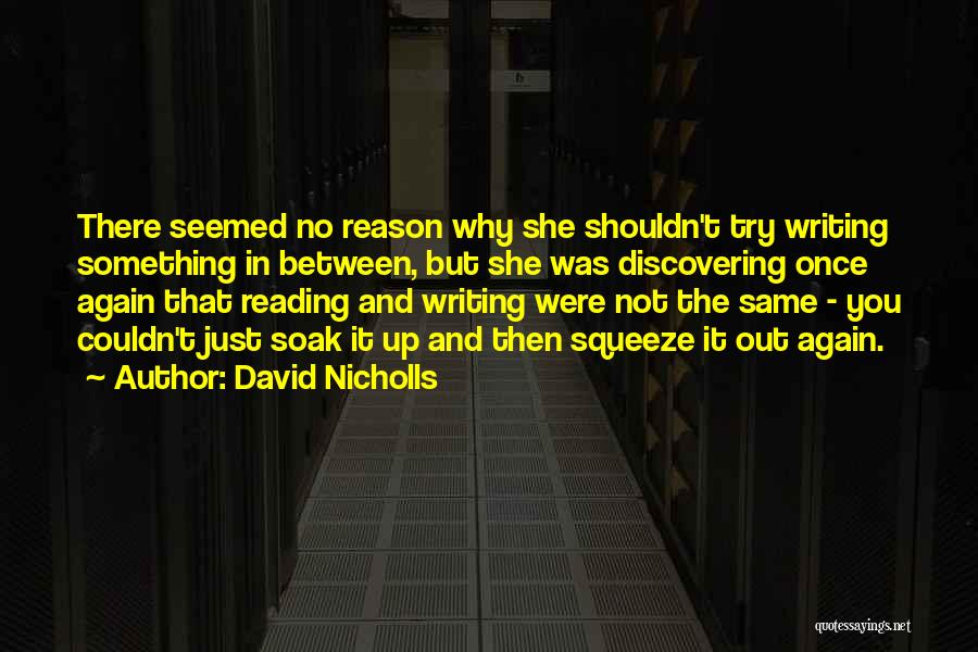 Reading Literature Quotes By David Nicholls