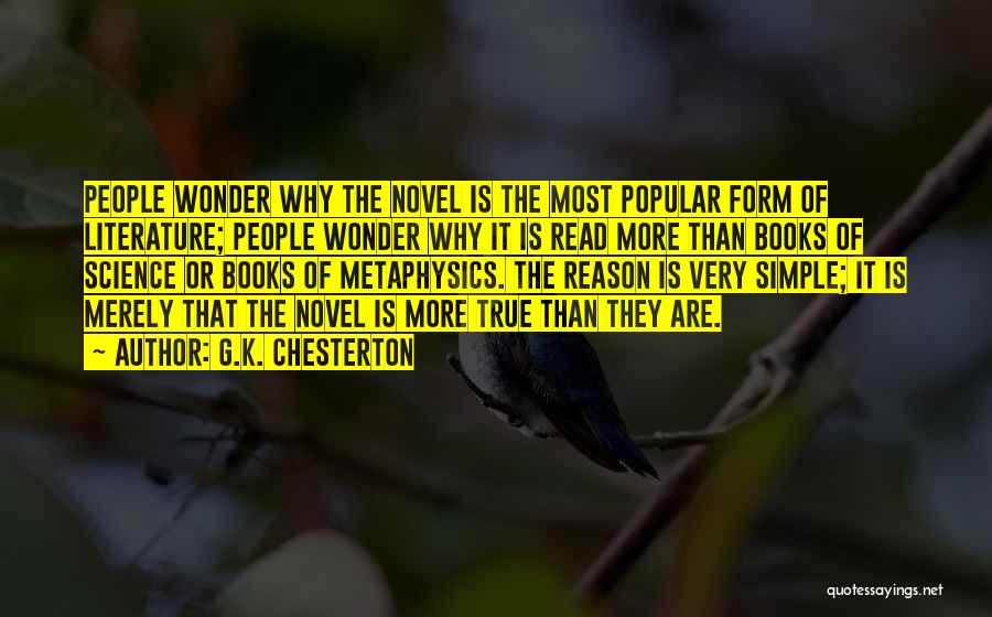 Reading Literature Quotes By G.K. Chesterton