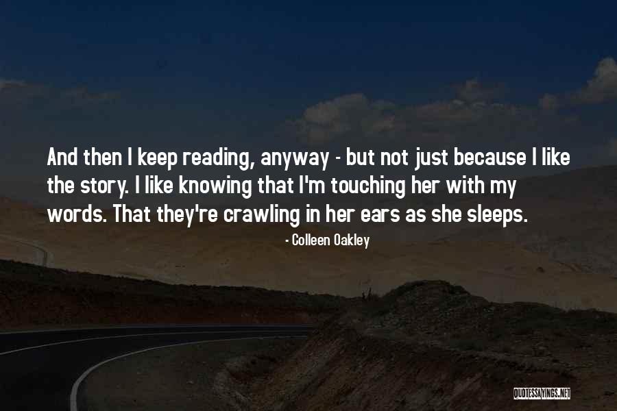 Reading Love Story Quotes By Colleen Oakley Reading Love Story Quotes By Colleen Oakley