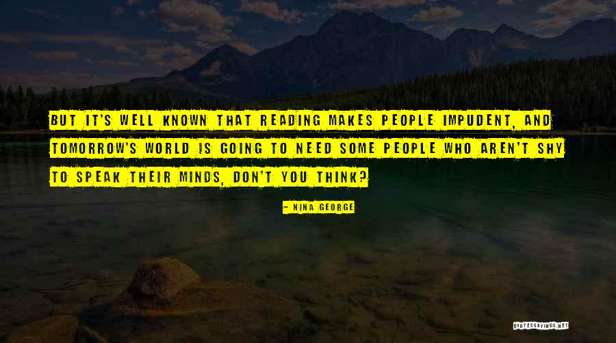 Reading Minds Quotes By Nina George