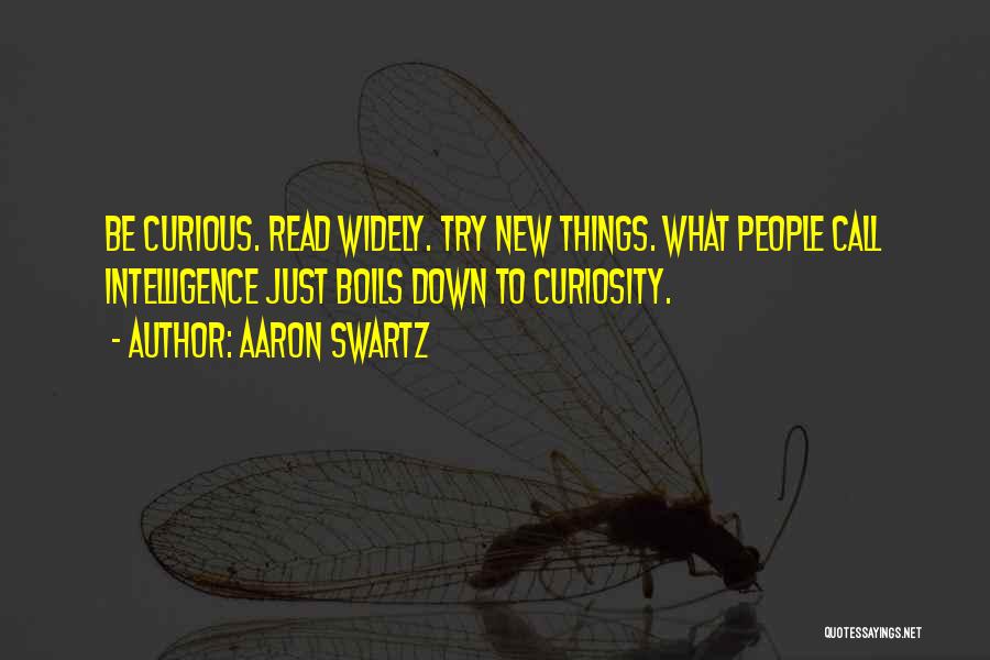 Reading New Books Quotes By Aaron Swartz