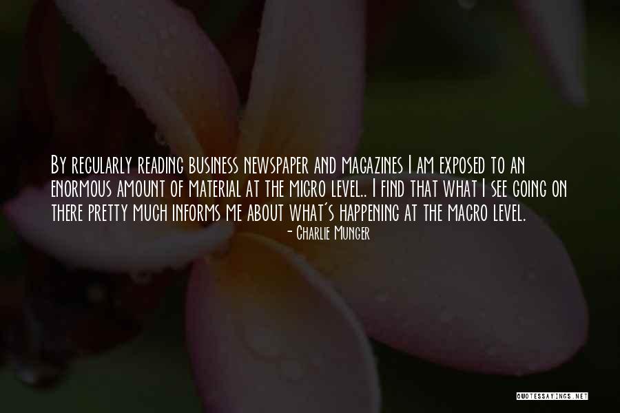 Reading Newspaper Quotes By Charlie Munger Reading Newspaper Quotes By Charlie Munger