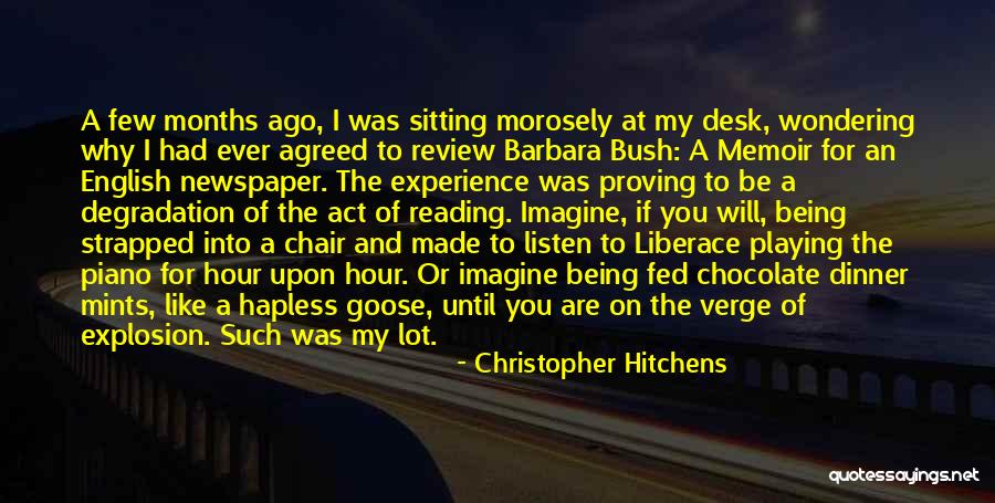 Reading Newspaper Quotes By Christopher Hitchens Reading Newspaper Quotes By Christopher Hitchens