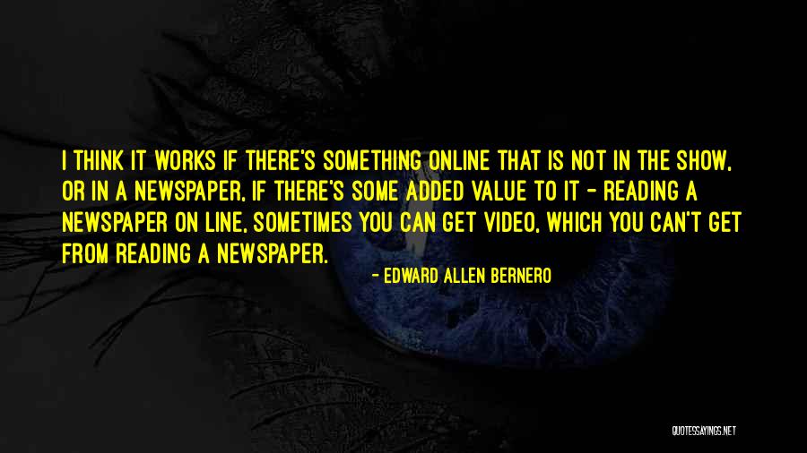 Reading Newspaper Quotes By Edward Allen Bernero Reading Newspaper Quotes By Edward Allen Bernero