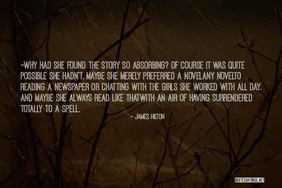 Reading Newspaper Quotes By James Hilton Reading Newspaper Quotes By James Hilton