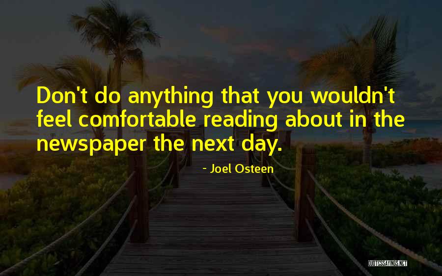 Reading Newspaper Quotes By Joel Osteen Reading Newspaper Quotes By Joel Osteen