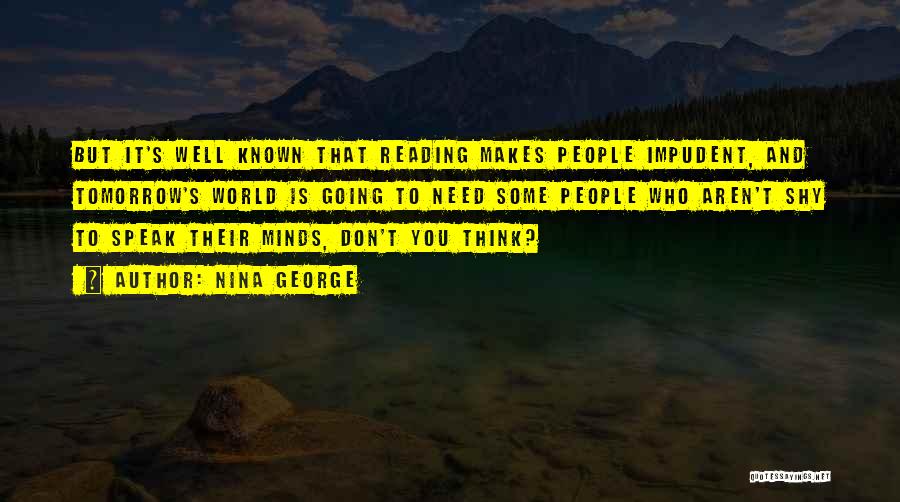 Reading People's Minds Quotes By Nina George