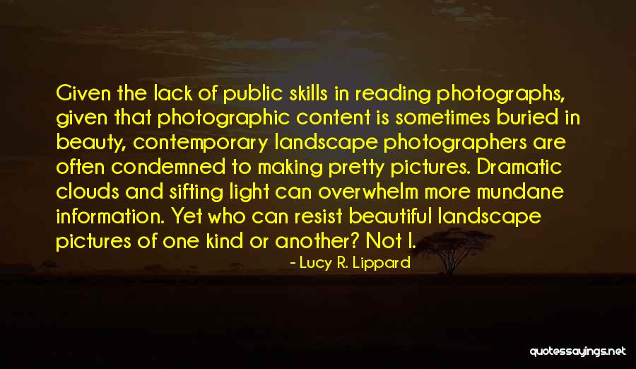 Reading Pictures And Quotes By Lucy R. Lippard