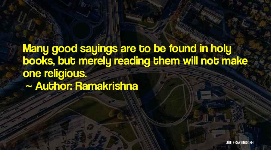 Reading Sayings And Quotes By Ramakrishna