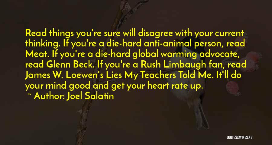 Reading Teachers Quotes By Joel Salatin