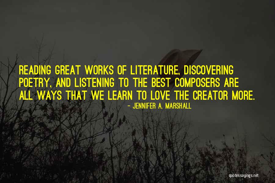 Reading That Works Quotes By Jennifer A. Marshall Reading That Works Quotes By Jennifer A. Marshall