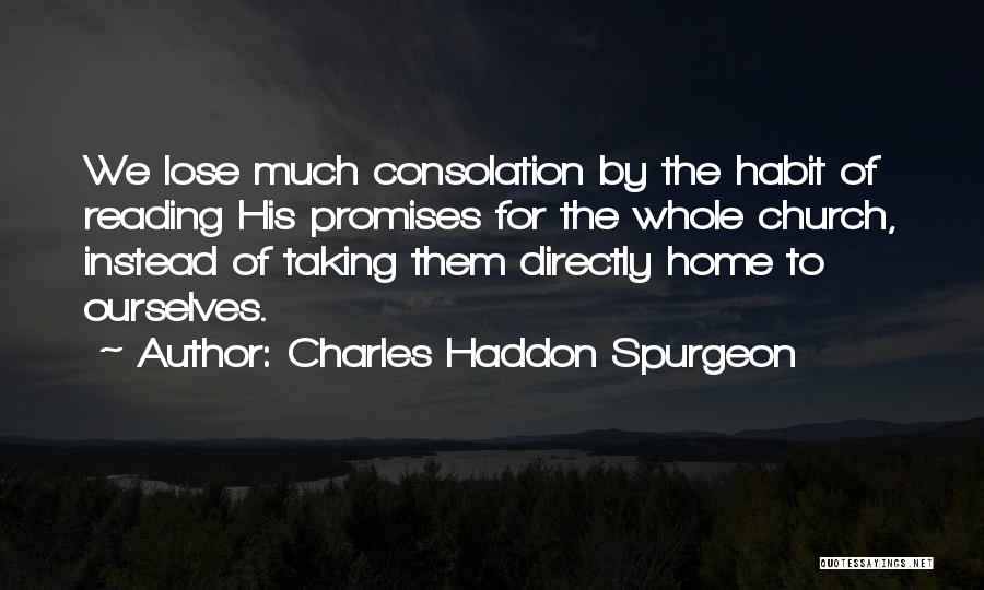 Reading The Word Of God Quotes By Charles Haddon Spurgeon