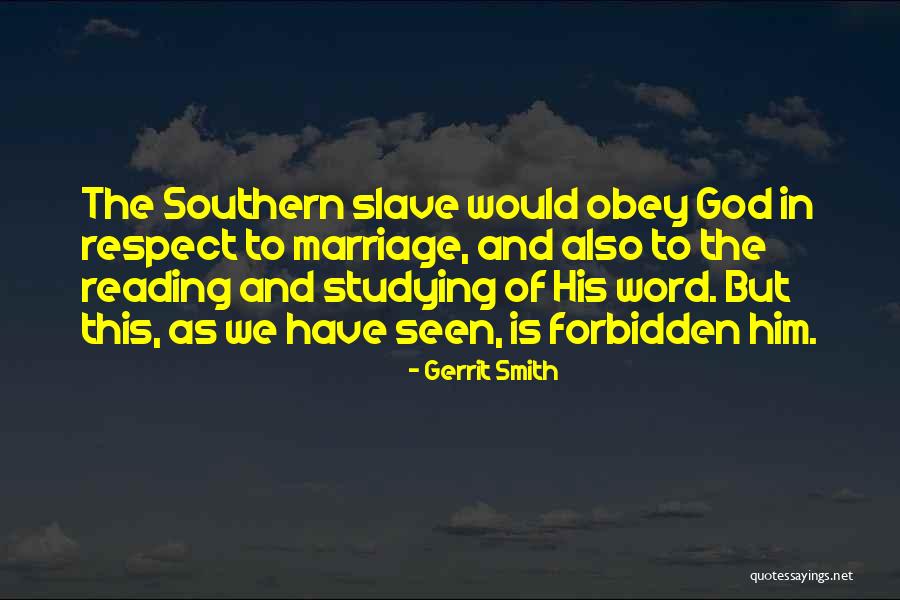 Reading The Word Of God Quotes By Gerrit Smith