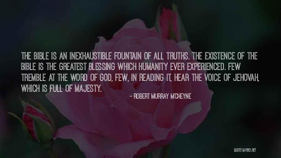 Reading The Word Of God Quotes By Robert Murray M'Cheyne