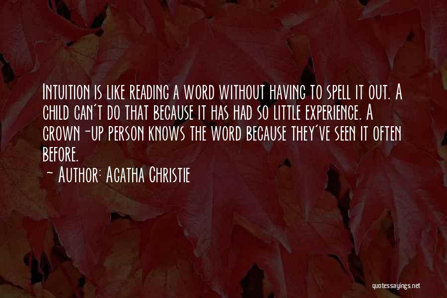 Reading To Child Quotes By Agatha Christie