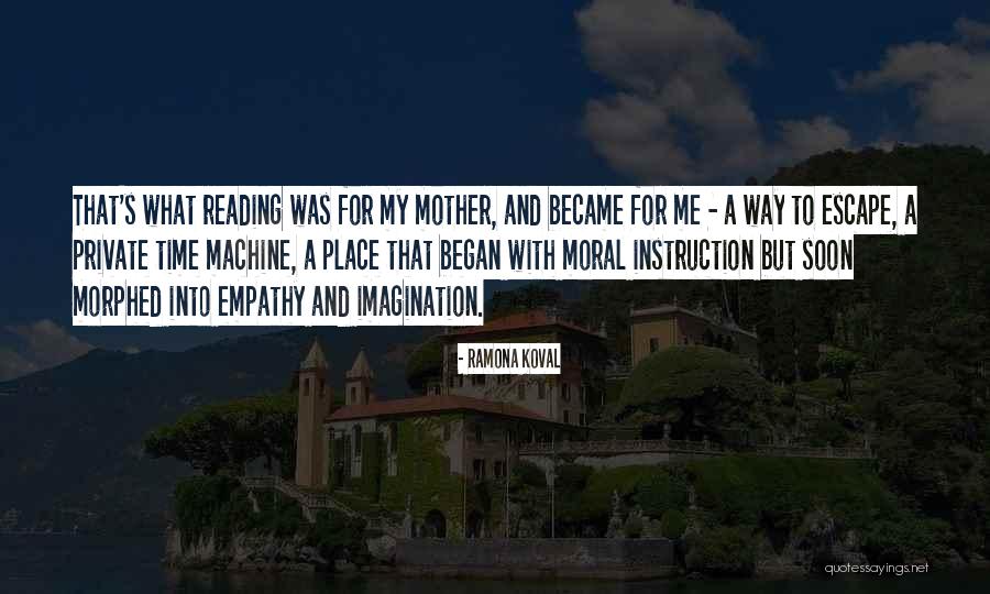 Reading To Escape Quotes By Ramona Koval