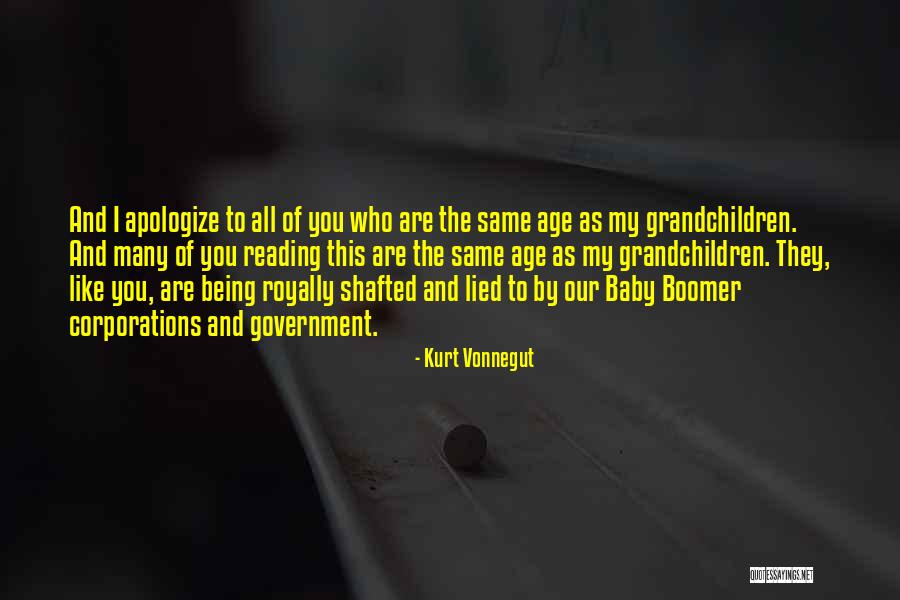 Reading To Grandchildren Quotes By Kurt Vonnegut Reading To Grandchildren Quotes By Kurt Vonnegut